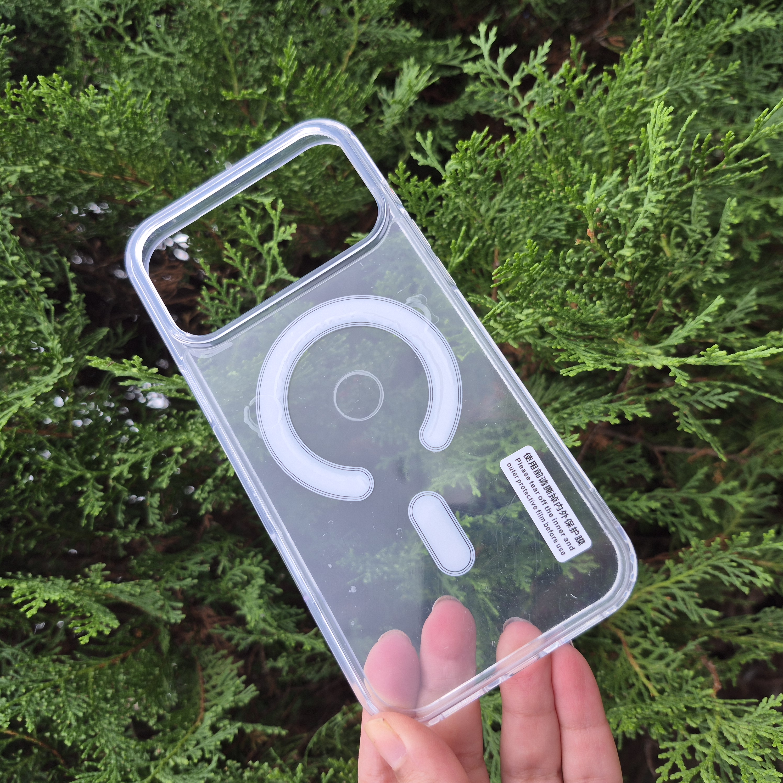 قاب و کاور شفاف مگ سیف Clear Case آیفون iPhone 18 promax