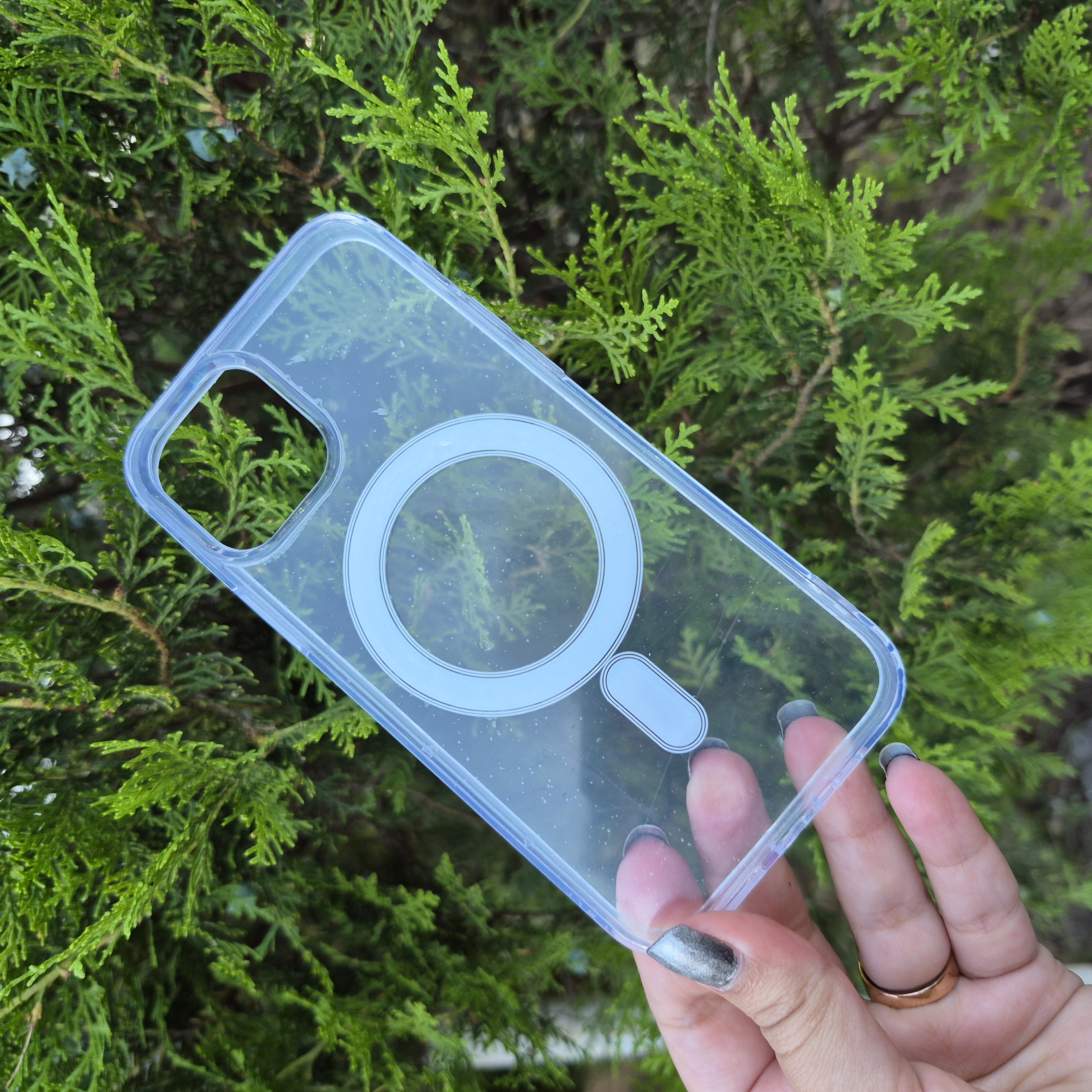 قاب و کاور شفاف مگ سیف Clear Case آیفون iPhone 12 promax