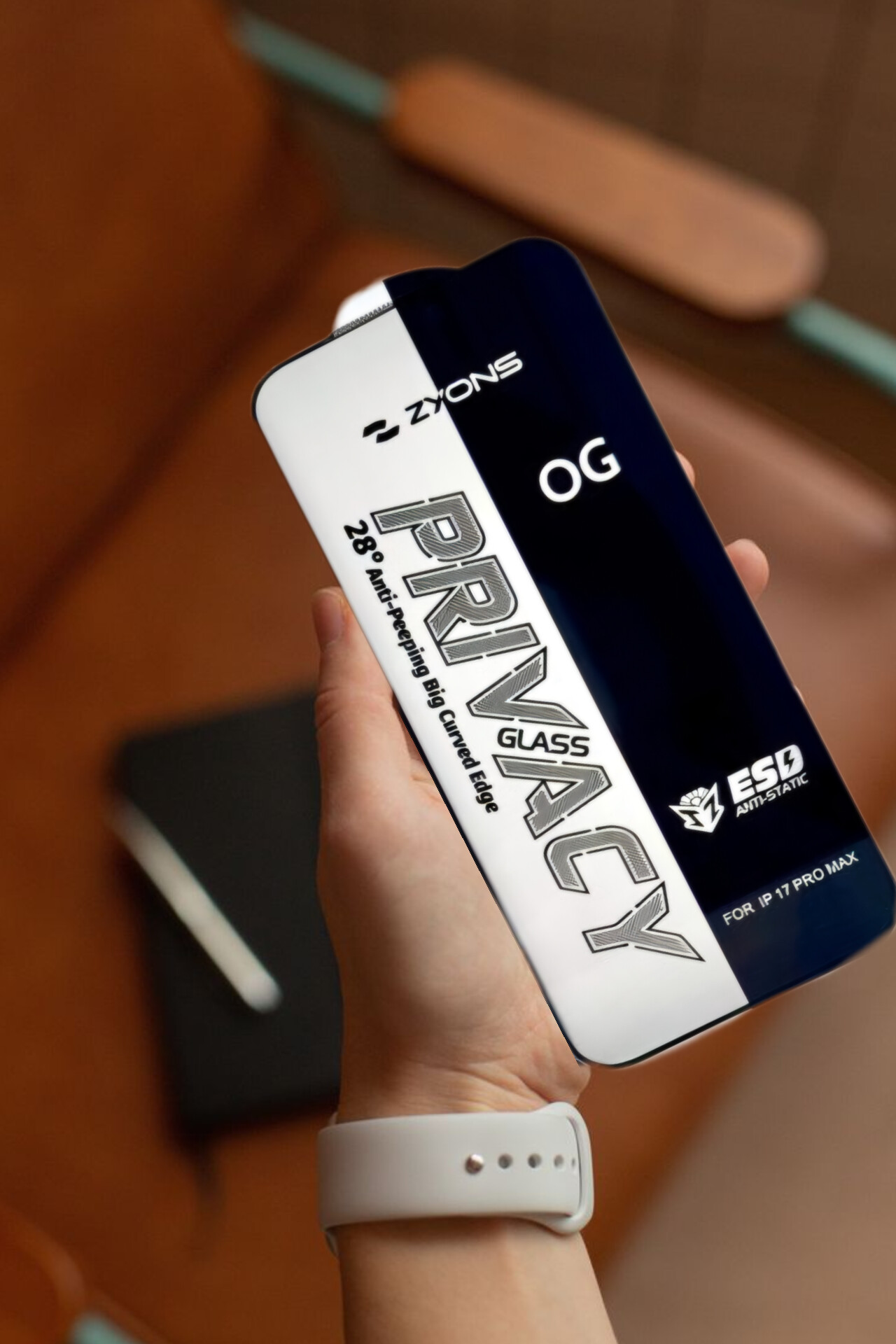 گلس پرایوسی ZYONS اورجینال آیفون iPhone 11 Pro Max