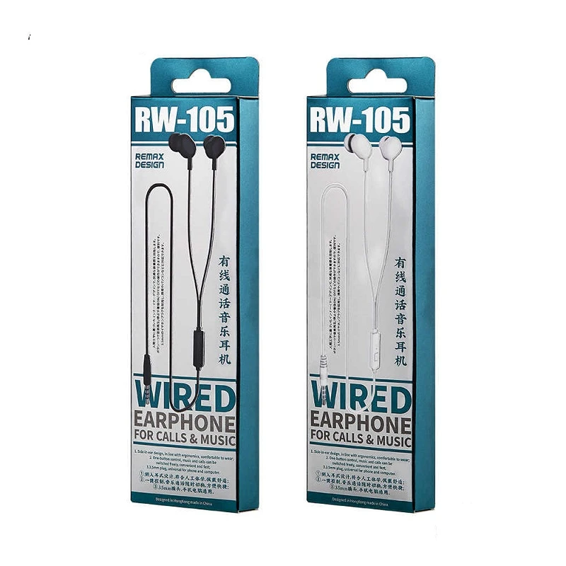 هندزفری با سیم ریمکس مدل RW-105